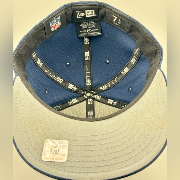 NFL Football New England Patriots Hat/Cap New Era 59Fifty Size 7 1/4 used! - Picture 14 of 16